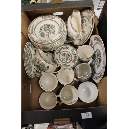 89 - A TRAY OF INDIAN TREE PATTERN CHINA