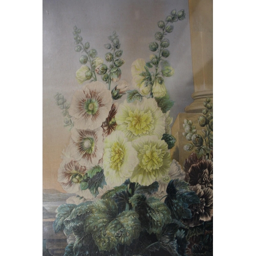 15 - A PAIR OF GILT FRAMED AND GLAZED STILL LIFE FLORAL PRINTS