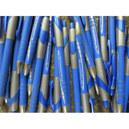 512 - SIX LARGE BOXES OF BLUE BIRO FLEXIGRIP ELITE 14 PENS