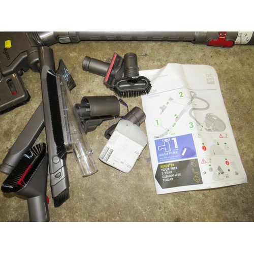 519 - A DYSON DC39 VACUUM CLEANER AND TOOLS