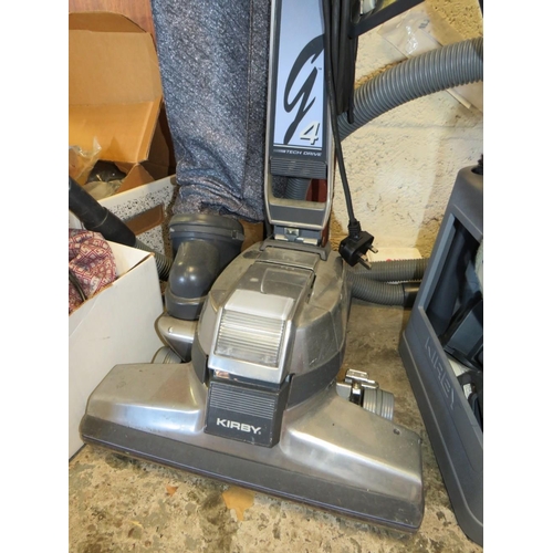 527 - A KIRBY G4 UPRIGHT VACUUM CLEANER WITH TOOLS AND ACCESSORIES