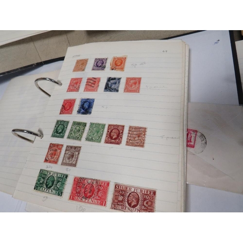 207 - FIVE STAMPS ALBUMS / FILES CONTAINING A VAST ARRAY OF WORLDWIDE STAMPS INCLUDING CHINA