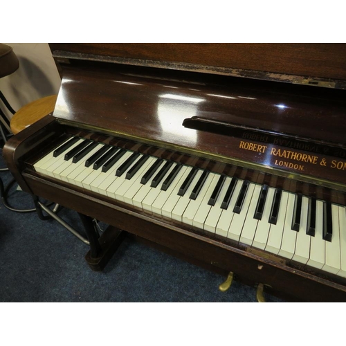 609 - A ROBERT RAATHORNE & SON UPRIGHT PIANO