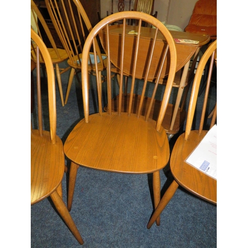 671 - A SET OF FOUR ERCOL WINDSOR CHAIRS