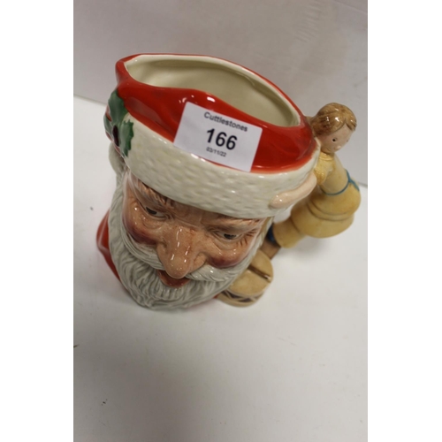 166 - A ROYAL DOULTON SANTA CLAUS TOBY JUG D6668