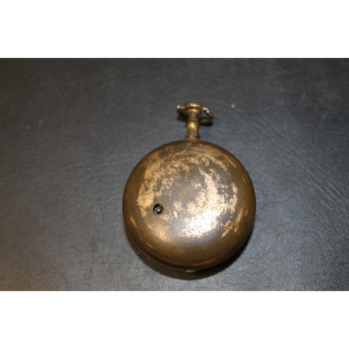 284 - AN ANTIQUE GEORGIAN VERGE POCKET WATCH SIGNED JOYCE LONDON