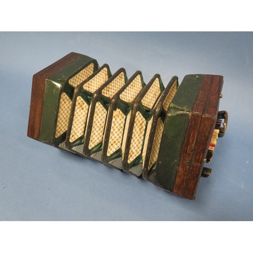 312 - A 19TH CENTURY LOUIS LACHENAL OF LONDON 48 KEY CONCERTINA