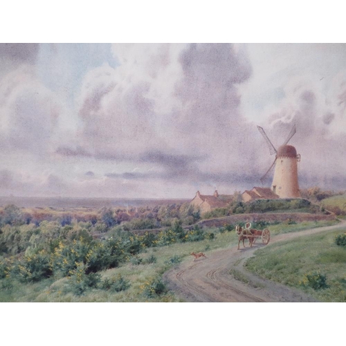 110 - ISAAC COOKE (1846-1922). 'The Old Wallasey Windmill, Cheshire', see verso, signed lower left, waterc... 