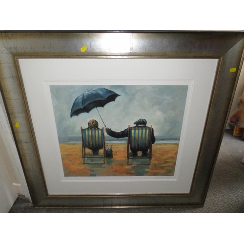 2 - ALEXANDER MILLAR (1960). 'Summer Lovin', signed lower right, limited edition giclee, artist proof co... 