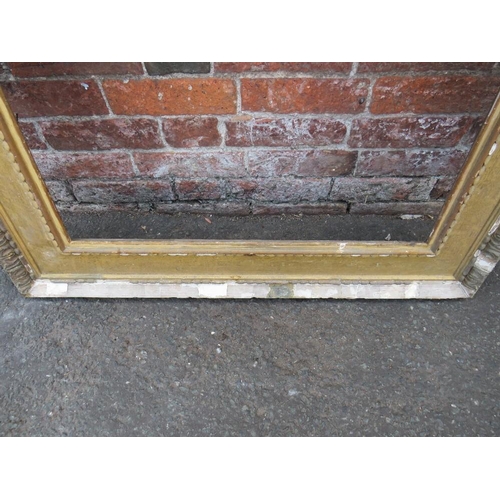 42 - A 19TH CENTURY GILTWOOD 'WATTS' PICTURE FRAME, rebate 67. x 121 cm, S/DCondition Report:Significant ... 