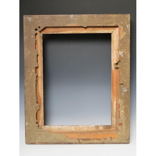 70 - A LATE 18TH / EARLY 19TH CENTURY MAPLE FRAME, with gold slip, frame W 8 cm, rebate 57 x 44.5 cm