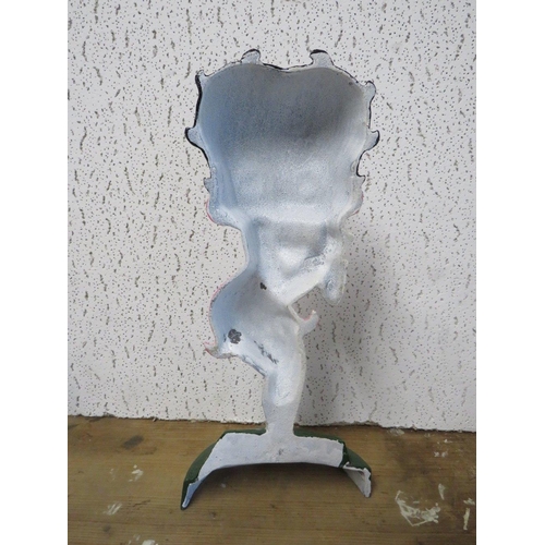 64 - ***A CAST METAL PINK BETTY BOOP DOOR STOP**