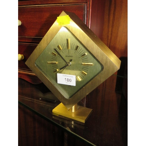 180 - A STAGIER QUARTZ EXCLUSIVE RETRO DESK CLOCK