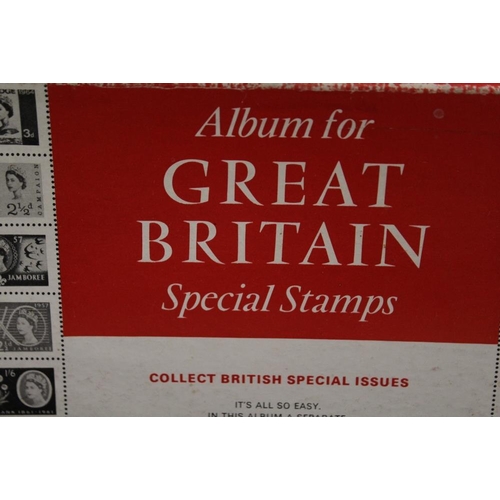 71 - A STAMP COLLECTION CONTAINED IN ALBUMS AND LOOSE, TO INCLUDE A FOLDER OF FIRST DAY COVERS, A LOCOMOT... 