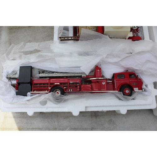 271 - THE FRANKLIN MINT PRECISION MODELS - FOUR BOXED DIE CAST MODELS, comprising the American LaFrance se... 