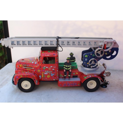 286 - A SCHUCO ARS MUNDI LIMITED EDITION JAMES RIZZI's NEW YORK MODEL FIRE ENGINE, together with a Schuco ... 