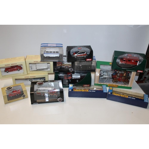 38 - FOURTEEN BOXED EMERGENCY SERVICES VEHICLES, to include three limited edition Schuco 04645,03391,0449... 