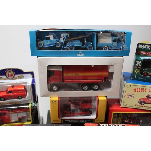 42 - TWENTY NINE BOXED EMERGENCY SERVICE VEHICLES BY GAMA, Norev, Solido, Cararama, Eagle, Majorette etc.