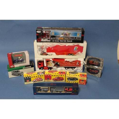 51 - ELEVEN BOXED LORRIES, VANS, CARS AND GIFT SETS, to include Vanguards VA12003, VA14012, VA14005, 1953... 