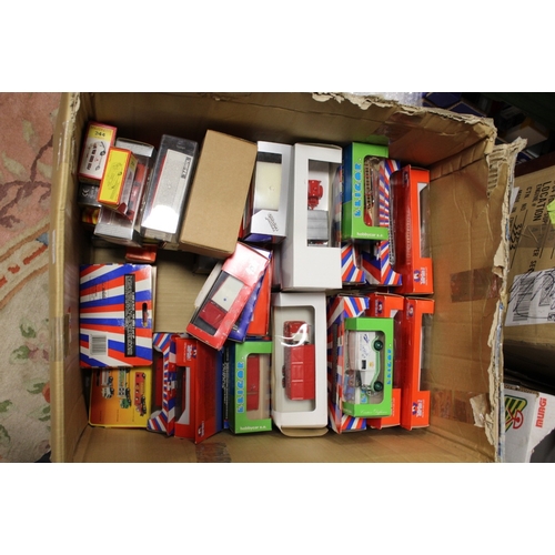 119 - SIXTY BOXED EMERGENCY SERVICE VEHICLES, by Solido, Eligor, Verem, Majorette etc., together with 2 x ... 