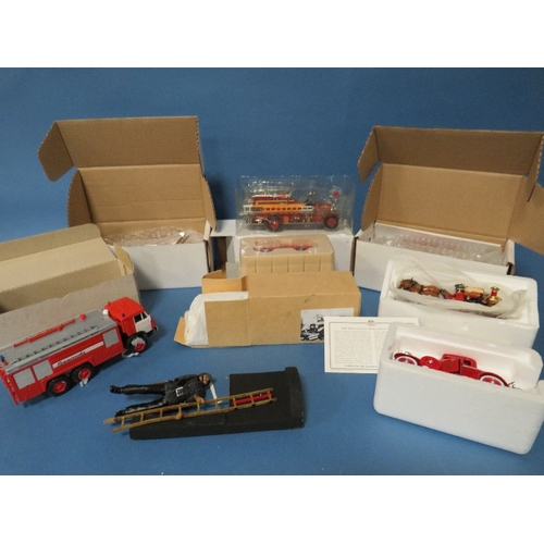 149 - THIRTY FIVE BOXED EMERGENCY SERVICE VEHICLES, makes include Matchbox, Verem, Siku, Liberty etc.