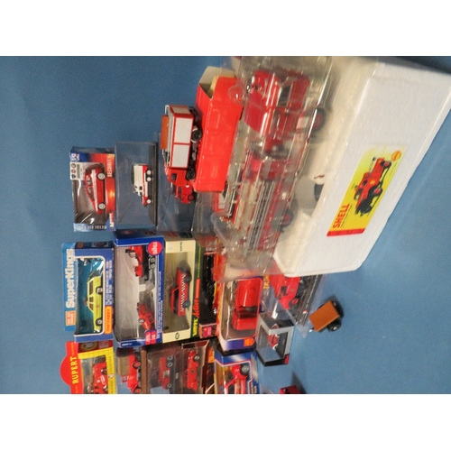 149 - THIRTY FIVE BOXED EMERGENCY SERVICE VEHICLES, makes include Matchbox, Verem, Siku, Liberty etc.