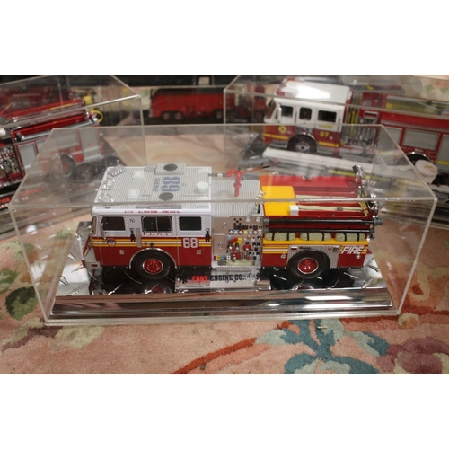 78 - TWELVE CASED CODE 3 COLLECTIBLES FIRE ENGINES, to include FDNY Super Pumper, FDNY Heavy Rescue numbe... 