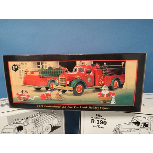 178 - ELEVEN BOXED FIRST GEAR VEHICLES, 1:34 scale and 1:30 scale, to include Texaco Dodge power wagon, 19... 