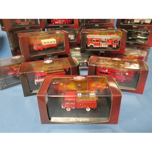 232 - TWENTY SEVEN BOXED ATLAS FIRE ENGINES