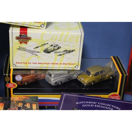 233 - TWELVE BOXED MATCHBOX SETS / INDIVIDUAL VEHICLES, to include vehicles to include limited edition Aus... 