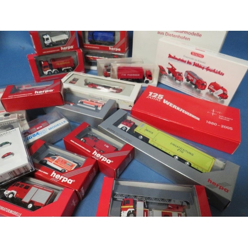 188 - CIRCA ONE HUNDRED AND FORTY BOXED VEHICLES AND PEOPLE MODELS, mainly emergency service vehicles, by ... 