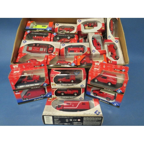 200 - FORTY BOXED SOLIDO EMERGENCY SERVICES VEHICLES