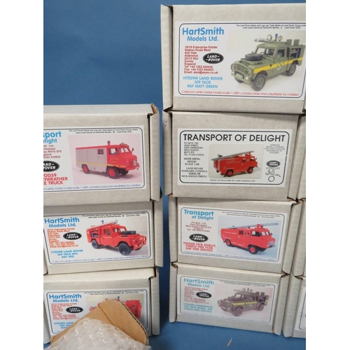 205 - SIXTEEN BOXED EMERGENCY SERVICE VEHICLES 'TRANSPORT OF DELIGHT', to include London Fire Brigade Rang... 