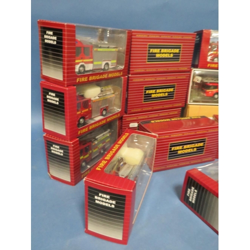 222 - THIRTEEN BOXED FIRE BRIGADE 1:50 SCALE MODELS