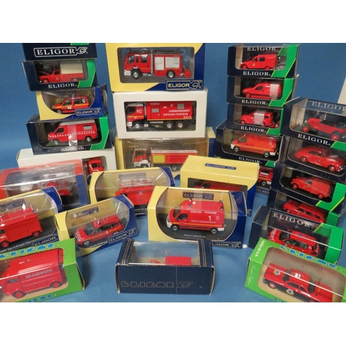 248 - TWENTY SEVEN BOXED 1:43 SCALE ELIGOR EMERGENCY SERVICE VEHICLES