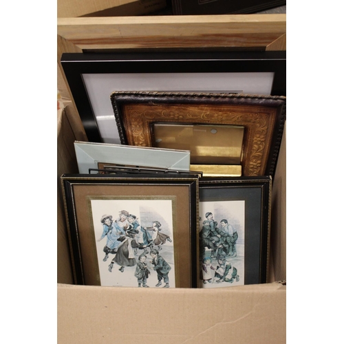 7 - A QUANTITY OF ASSORTED PICTURES AND PRINTS TO INCLUDE ORIENTAL BLOCK PRINT STYLE EXAMPLES