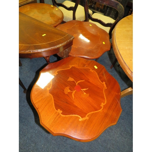 757 - SEVEN ASSORTED OCCASIONAL TABLES TO INCLUDE ITALIAN STYLE EXAMPLES