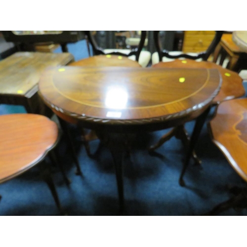 757 - SEVEN ASSORTED OCCASIONAL TABLES TO INCLUDE ITALIAN STYLE EXAMPLES