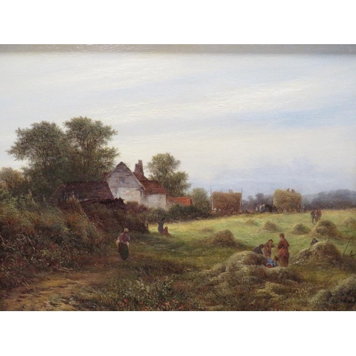 152 - WALTER WILLIAMS (act. 1841-1880). 'Crossways Farm, Surrey'. signed lower left and dated 1880, oil on... 