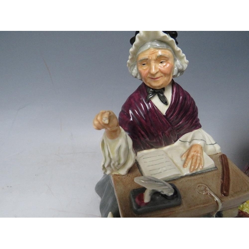 455 - FOUR ROYAL DOULTON FIGURES TO INCLUDE 'THE LAIRD' HN 2361, 'The Old Balloon Seller' HN1315, 'Balloon... 