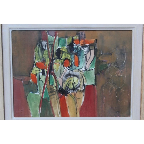 5 - CYRIL WILSON (1911-2003). Figure composition, mixed media study, framed and glazed, 18 x 24 cm