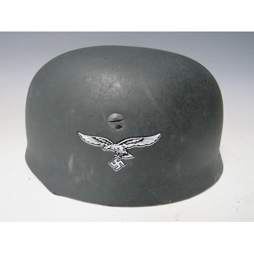 507 - A REPRODUCTION GERMAN SINGLE DECAL PARATROOPERS HELMET