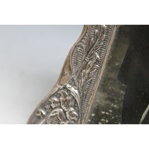 395 - A LARGE HALLMARKED SILVER PHOTO FRAME - BIRMINGHAM 1905, H 29.5 cm, A/FCondition Report:some pieces ... 