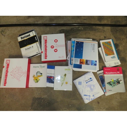 604 - VARIOUS ELECTRONIC BOOKS, PROGRAMMING MANUALS, CATALOGUES AND USER GUIDES