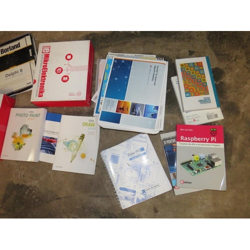 604 - VARIOUS ELECTRONIC BOOKS, PROGRAMMING MANUALS, CATALOGUES AND USER GUIDES