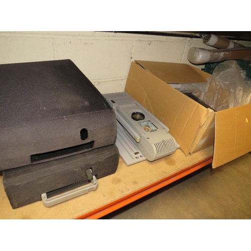 661 - TWO LIESEGANG PORTABLE 2500 OVERHEAD PROJECTORS - NOT CHECKED