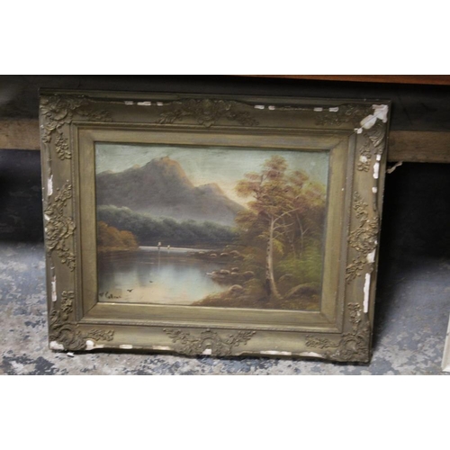 61 - THREE FRAMED OILS ON BOARD LANDSCAPES BY W COLLINS (3)