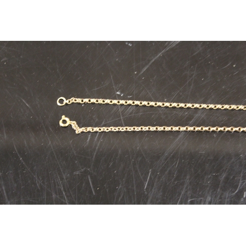 338 - A 9CT GOLD CHAIN - APPROX WEIGHT 6.5 G