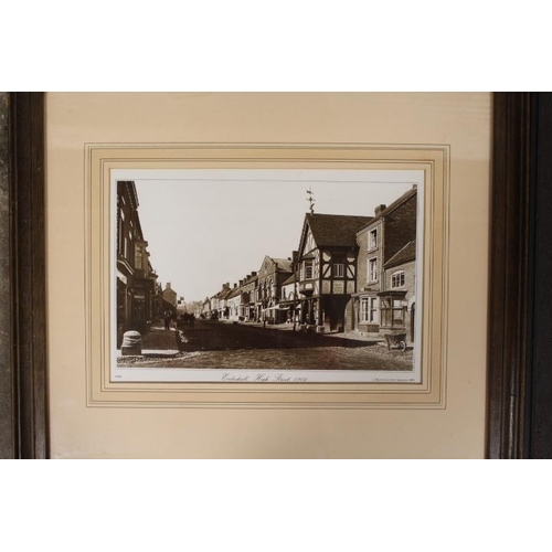 25 - A QUANTITY OF FRAMED AND GLAZED PICTURES AND PRINTS TO INCLUDE AND ECCLESHALL EXAMPLE