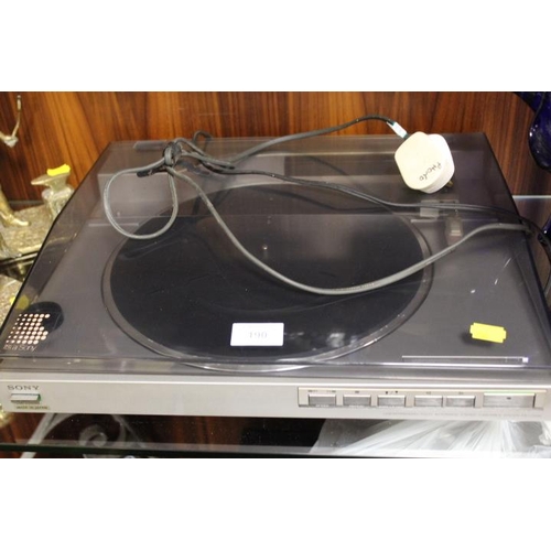 190 - A SONY TURNTABLE